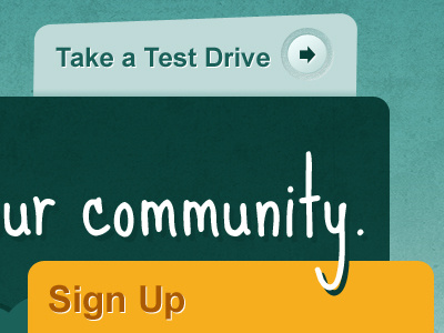 Test Drive arrow sign up
