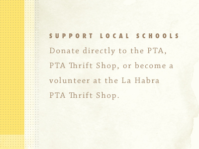 Support Local Schools