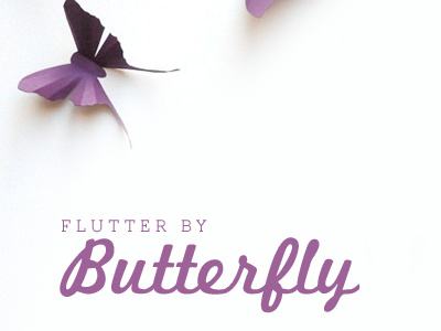 Flutter By Butterfly butterfly nature purple spring