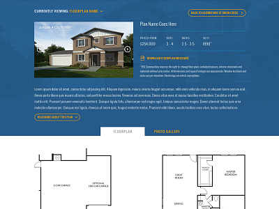 RSI Communities - Floorplan Detail Page