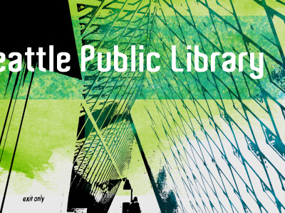 seattle public library architecture illustrator library seattle vector