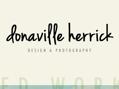 Donaville Herrick futura jenna sue logo portfolio