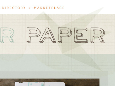 Rpaper bird header layout logo origami paper