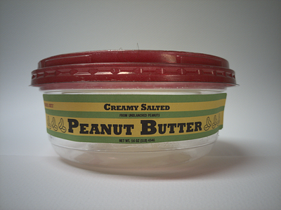 Trader Joe's Peanut Butter Redesign - Front food graphic design grocery packaging peanutbutter traderjoes