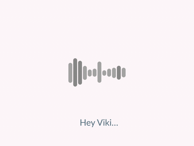 Viki Voice Assistant (with Principle file) design machine learning speech recognition ui ux viki voice