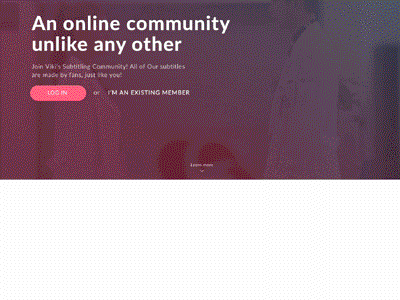 Community Page Introduction (With Principle file) animation community flow rakuten show storytelling users viki