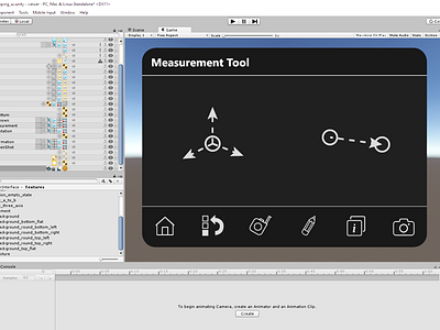 Control Pad in Unity3D (WIP) bim canvas control panel menu plane unity3d virtual reality vr