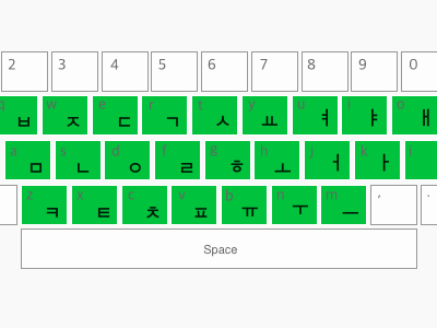 Hangul keyboard (with working file) by Teo Choong Ching on Dribbble