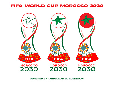 FIFA WORLD CUP MOROCCO 2030 LOGO DESIGN