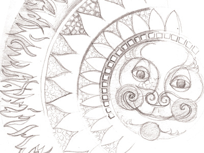 concept sketch illustration pencil sun