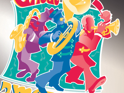 Brass Band Festival festival music poster t shirt