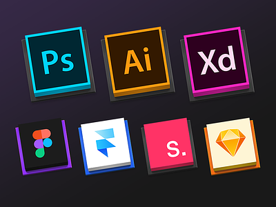 Design Tools Square Icns Sets concept download figma framer x free icns icon illustrator invision studio mac app personal photoshop resources sketch