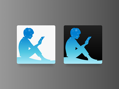Replacement Icon for Kindle Mac App adobe xd app icns icon kindle logo re design replacement icon