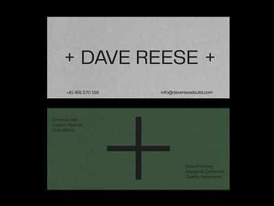 Branding Dave Reese - Builder