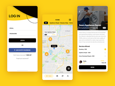 Online Services App design