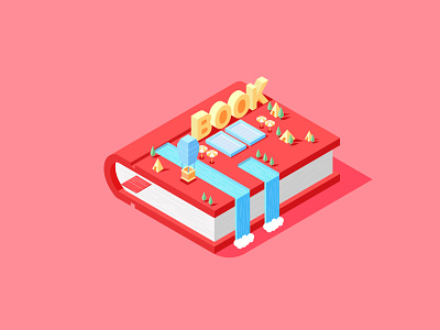 2.5趣味书籍插画 by GuiQin on Dribbble