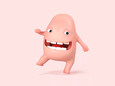 Lets Dance! 3d animation character dance fun happy maya party pink rig