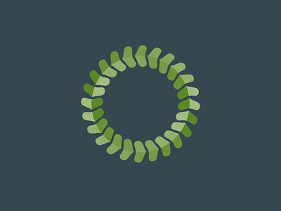 Green Chiro Clinic Logo branding identity logo