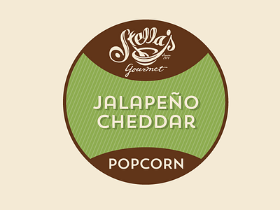 Stella's Popcorn Label