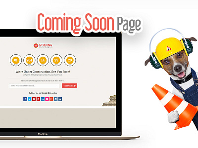 Coming Soon coming launch page pre launch soon template website working