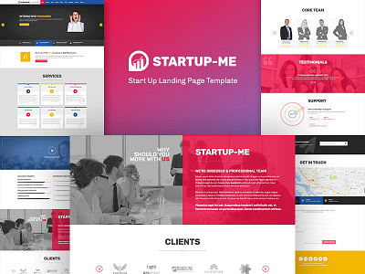 StartUp-Me Responsive Website