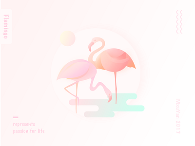 Flamingo-Illustration