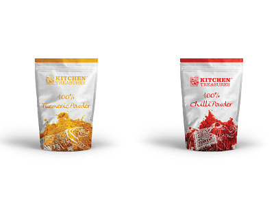 Spice packaging branding chilli curry powder elephant illustration packagingdesign spice tiger turmeric
