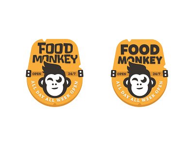 Food monkey branding food hotel logo monkey restaurant