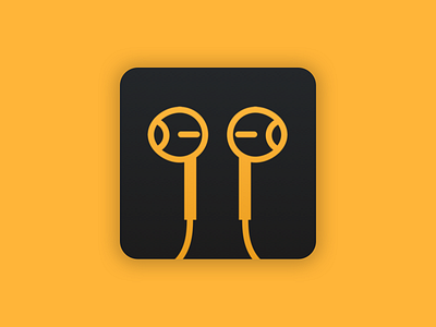 Lisn App Icon app earphones earpods icon music