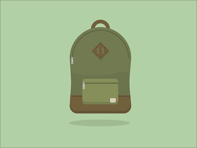 Backpack backpack camo green herchel
