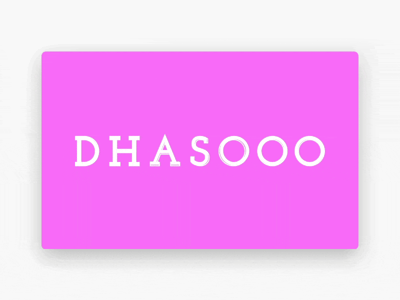 WIP - Dhasooo