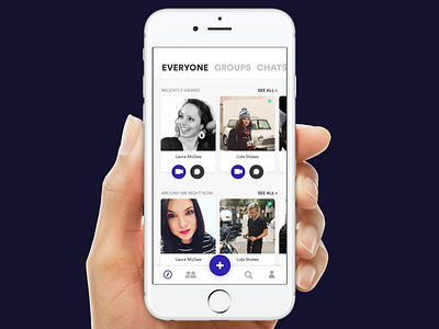 Social App - Meet New People! app sketch social uiux