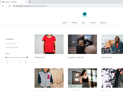 Collection page! shopify web design web development
