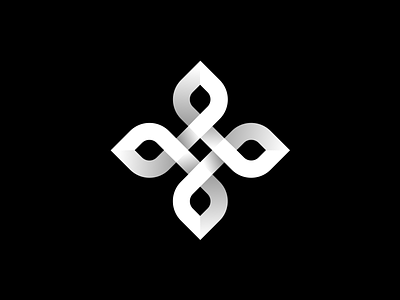 Flower-Logo branding design flat icon logo