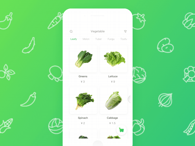 Adding Goods To Cart (Fresh Food App)