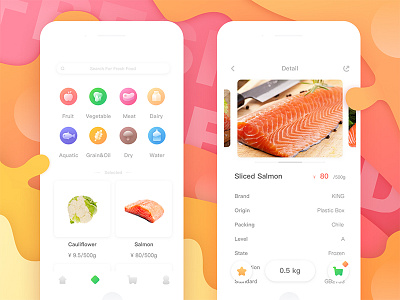 Product Page (Fresh Food App)