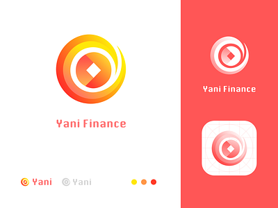 Yani Finance Logo branding design flat icon logo
