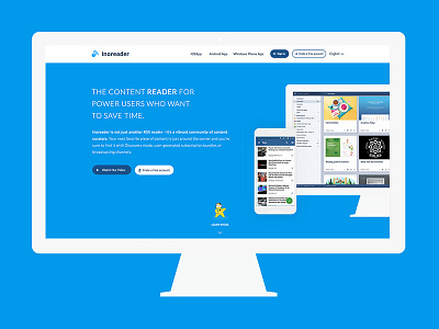 Inoreader - Website Redesign bulgaria rss uiux webdesign