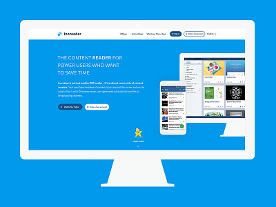 Inoreader - Website Redesign