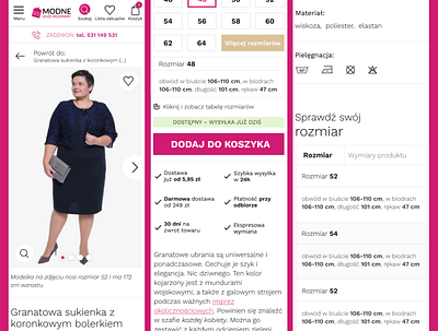 MDR mobile product e commerce fashion pink ui ux web design white