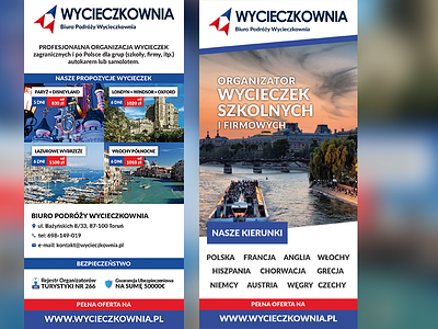 DL Leaflet - Wycieczkownia dl dl leaflet leaflet travel travel agency ulotka