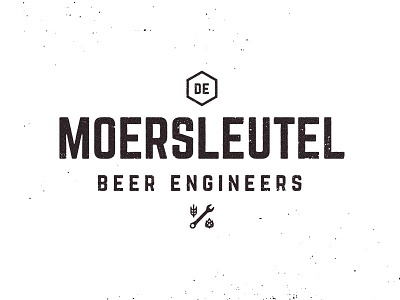 Beer Engineers beer brewery brewery branding brewery logo engineers grunge hops industrial vintage wheat wrench
