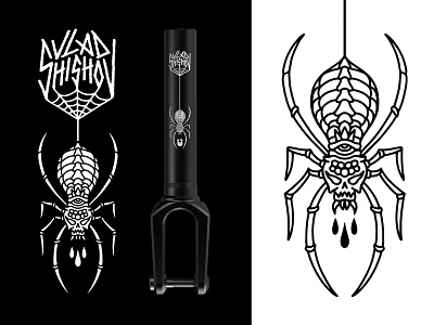 Trust x Ortus alien apparel illustration lettering logo monster punk scooter skull spider thrash