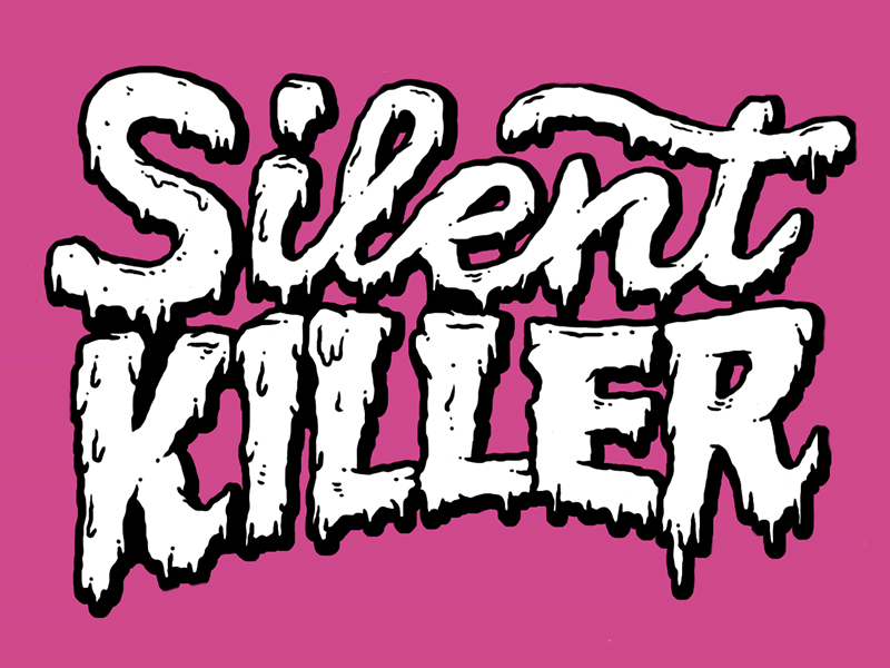 Silent Killer drugs grandma granny gritty killer monster remote silent sticker tv zombie