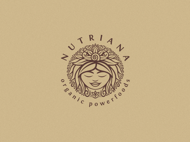 Nutriana Organic Powerfoods food healthy leaves logo mother nature nutriana organic powerfoods zen