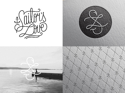 Sailor's Love anchor branding lettering logo monogram ocean pattern photo photography sailor sailors sea