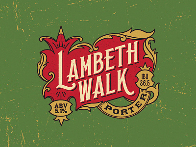 Lambeth Walk beer brewery craft grunge lambeth london porter victorian vintage