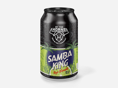 Samba King Can beer brasil brew brewery can lime palms samba summer