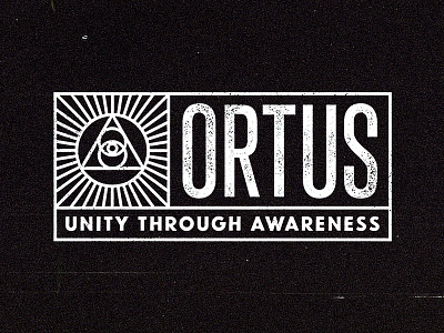 ORTUS apparel awareness geometry grunge icon logo ortus sticker unity vintage