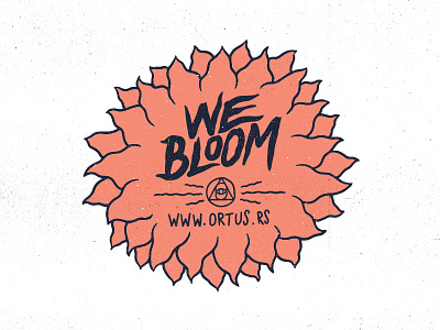 Ortus bloom flower grunge lettering occult ortus punk spring sun thrash